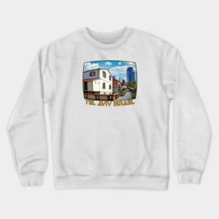 Israel, Tel Aviv. Sarona Market Street Crewneck Sweatshirt